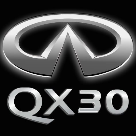 INFINITI QX 30 LOGO PROJECROTR LIGHTS Nr.46 (quantity 1 = 1 sets/2 door lights)