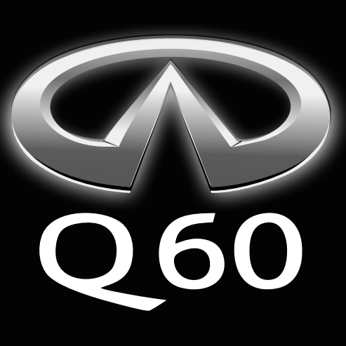 INFINITI Q60 LOGO PROJECROTR LIGHTS Nr.47 (Menge 1 = 1 Satz/2 Türleuchten)