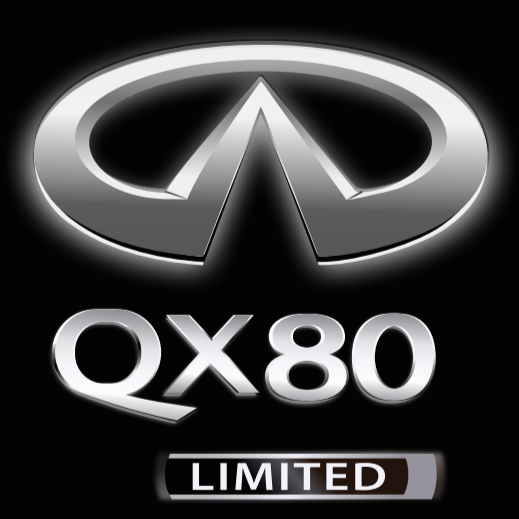 INFINITI QX80 LOGO PROJECROTR LIGHTS Nr.85 (Menge 1 = 1 Satz/2 Türleuchten)