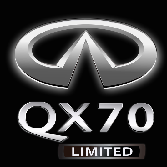 INFINITI QX 70 LOGO PROJECROTR LIGHTS Nr.84 (quantity 1 = 1 sets/2 door lights)