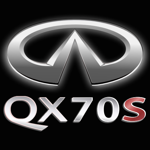 INFINITI QX 70  LOGO PROJECROTR LIGHTS Nr.77 (quantity 1 = 1 sets/2 door lights)