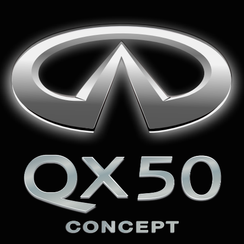 INFINITI QX50 LOGO PROJECROTR LIGHTS Nr.75 (Menge 1 = 1 Satz/2 Türleuchten)