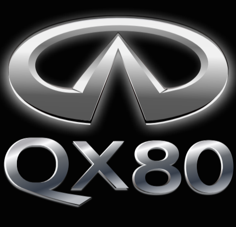 INFINITI QX 80 LOGO PROJECROTR LIGHTS Nr.50 (quantity 1 = 1 sets/2 door lights)