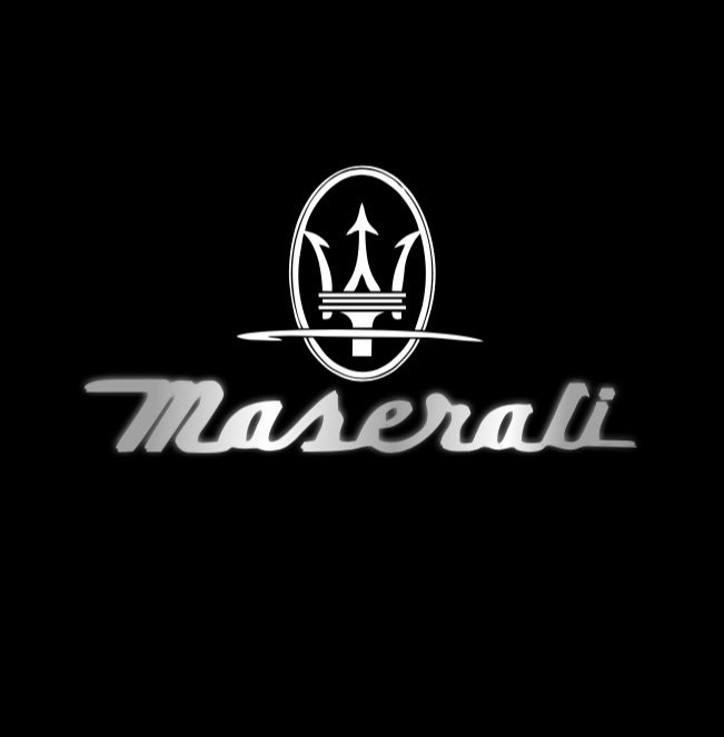 Maserati Original LOGO PROJECROTR LIGHTS Nr.18 (quantity 1 = 1 sets/2 door lights)