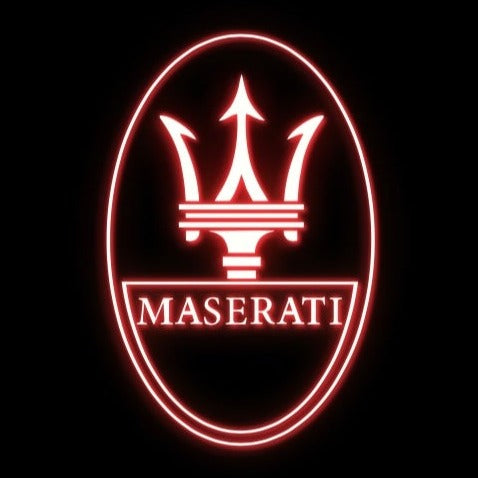 Maserati Original LOGO PROJECROTR LIGHTS Nr.26 (Menge 1 = 1 Satz/2 Türleuchten) 