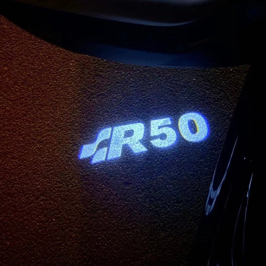 Volkswagen Door lights R 50 Logo Nr. 141 ( quantity 1 = 2 logo Film ...