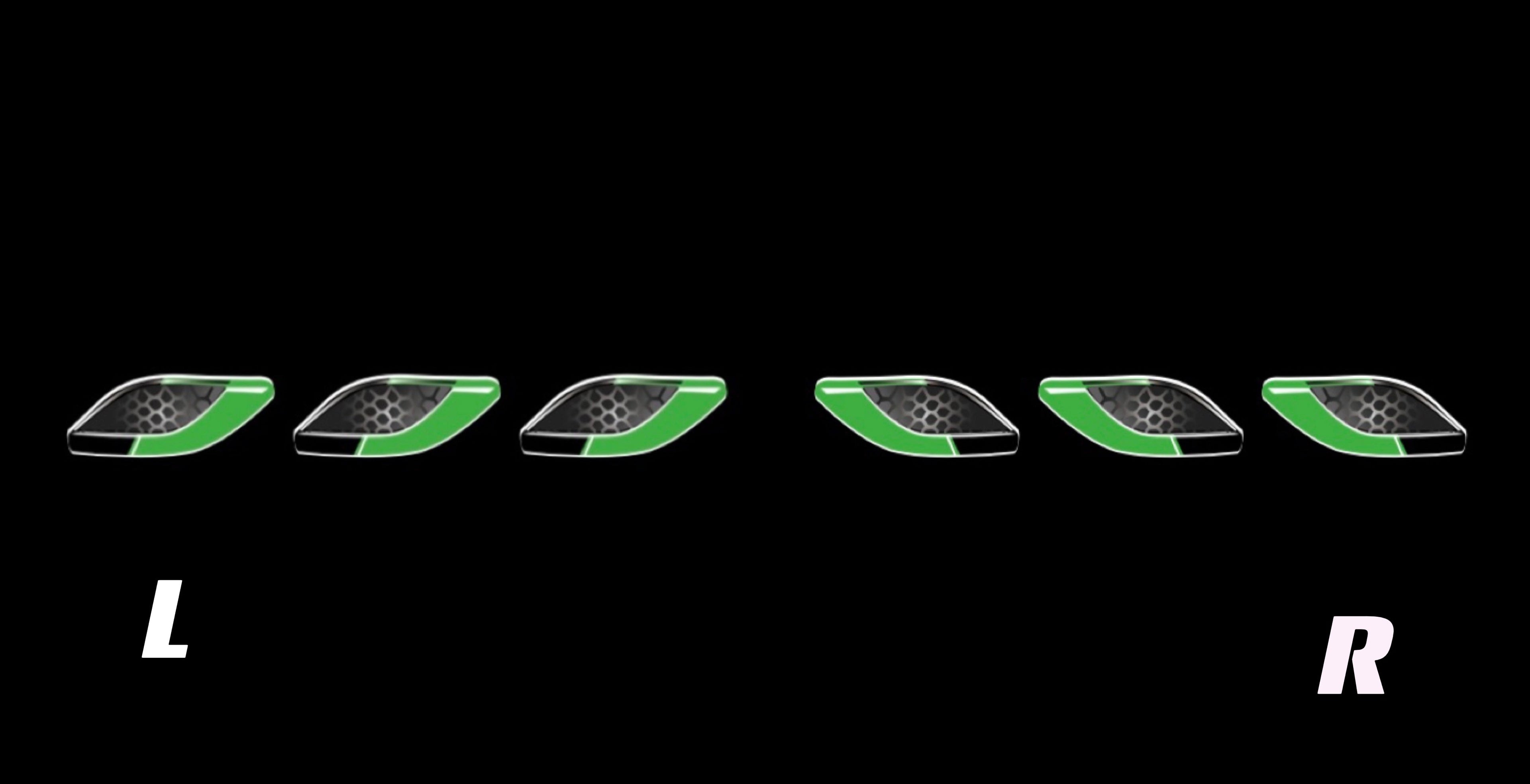 Maserati Original LOGO PROJECROTR LIGHTS Nr.37 (quantity 1 = 1 sets/2 door lights)