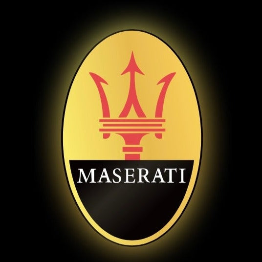 Maserati Original LOGO PROJECROTR LIGHTS Nr.16 (Menge 1 = 1 Satz/2 Türleuchten) 