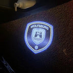Volkswagen Door lights WOLFSBURG Logo  Nr. 167 ( quantity 1 = 2 logo film / 2 door lights)