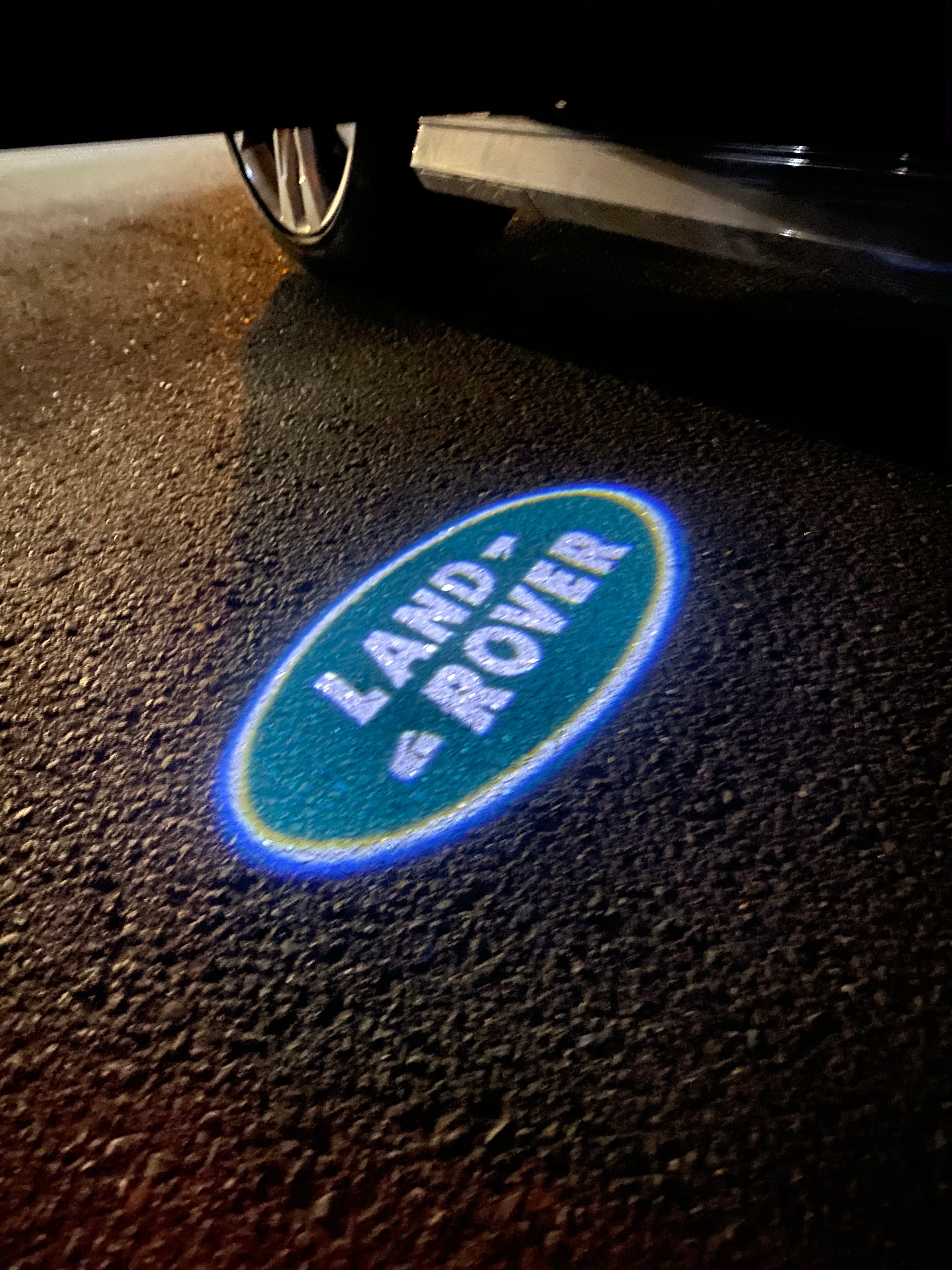 Land Rover  ORIGINAL  LOGO PROJECROTR LIGHTS Nr.1144 (quantity 1 = 1 sets/2 door lights)