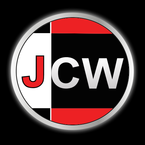 MINI JCW LOGO PROJECROTR LIGHTS Nr.74 (quantity  1 =  2 Logo Film /  2 door lights)