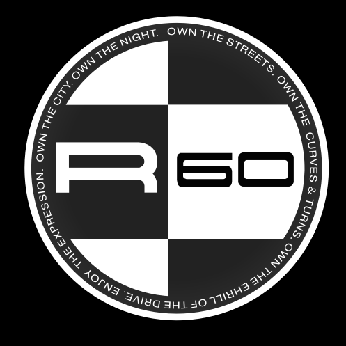 MINI R 60  LOGO PROJECROTR LIGHTS Nr.150 (quantity  1 =  2 Logo Film /  2 door lights)