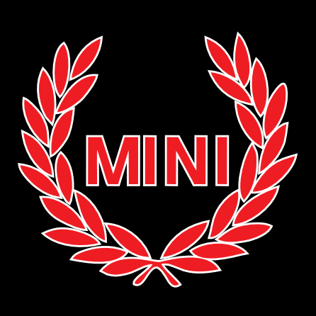 MINI ORIGINAL LOGO PROJECROTR LIGHTS Nr.93 (quantity  1 =  2 Logo Film /  2 door lights)