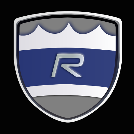 Volvo R LOGO PROJECROTR LIGHTS Nr.133 (quantity 1 = 2 Logo Film / 2 do ...