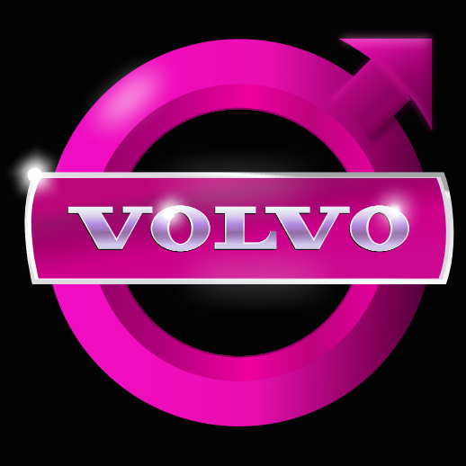 Volvo Original LOGO PROJECROTR LIGHTS Nr.76 (Menge 1 = 2 Logofolie / 2 Türleuchten) 