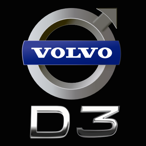 Volvo  D3  LOGO PROJECROTR LIGHTS Nr.26 (quantity  1 =  2 Logo Film /  2 door lights)