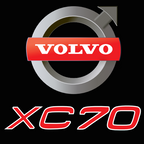 Volvo XC70 LOGO PROJECROTR LIGHTS Nr.17 (quantità 1 = 2 pellicole logo / 2 luci porta) 