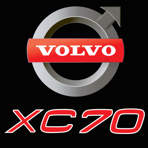 Volvo XC70 LOGO PROJECROTR LIGHTS Nr.17 (quantity  1 =  2 Logo Film /  2 door lights)