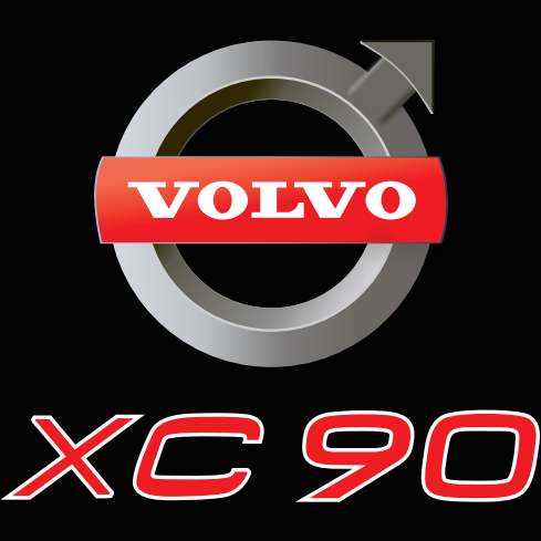 Volvo XC 90 LOGO PROJECROTR LIGHTS Nr.12  (quantity  1 =  2 Logo Film /  2 door lights)