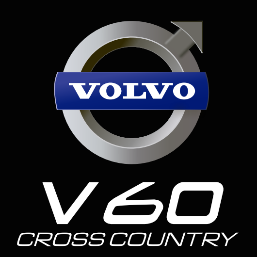 Volvo V60 LOGO PROJECROTR LIGHTS Nr.08  (quantity  1 =  2 Logo Film /  2 door lights)